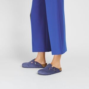 Birkenstock Boston Suede Leather Embossed Size 38